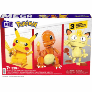 Pokémon Mega 3 Pack bouwfiguren Pikachu Charmander Meowth